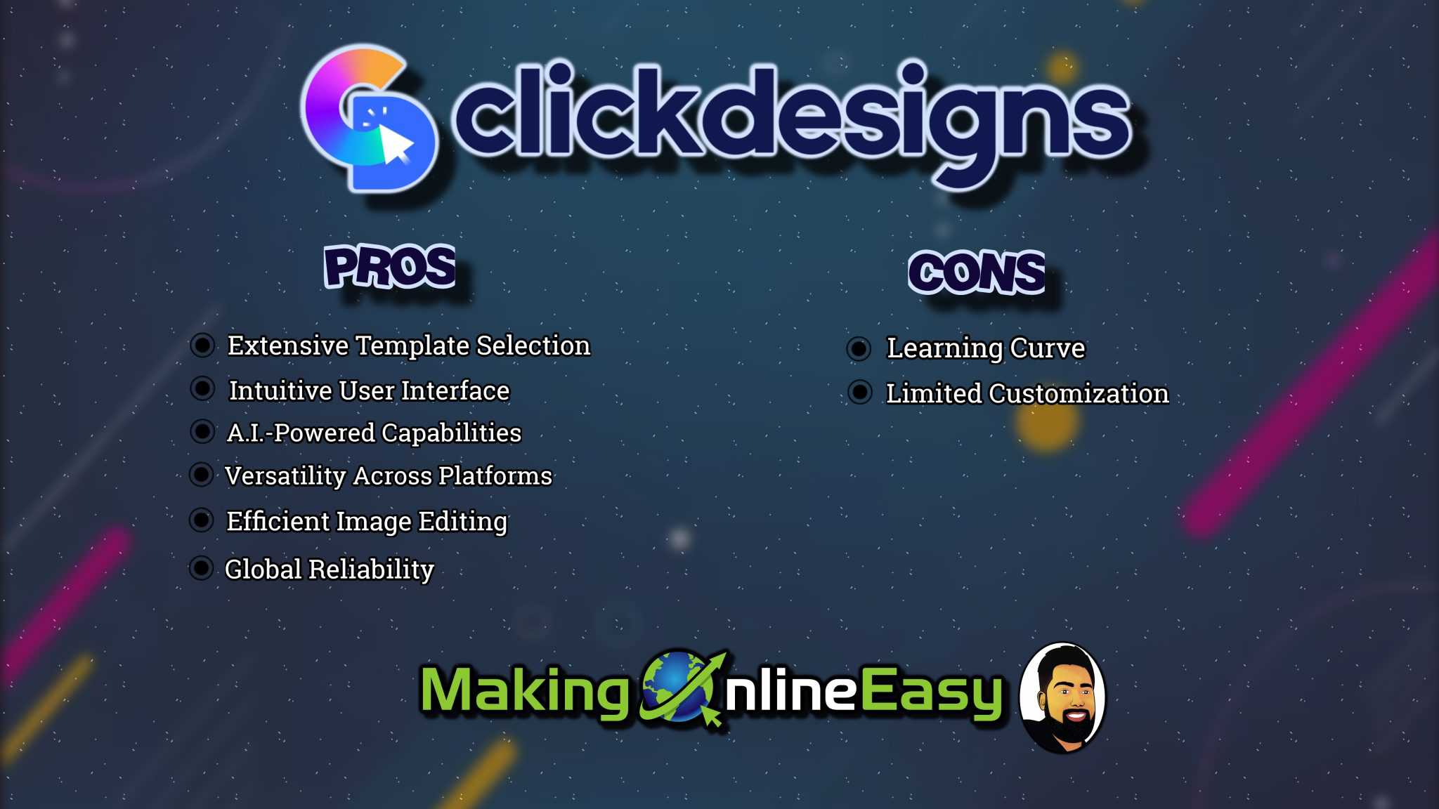 ClickDesigns Review: The Versatile AI Design Tool